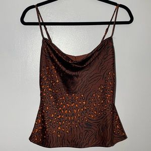 Cheetah/ Zebra print tank top